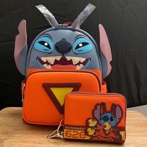 Loungefly Stitch Experiment 626 Backpack/Wallet